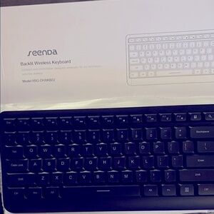 Seenda Backlit Wireless Keyboard NWT
